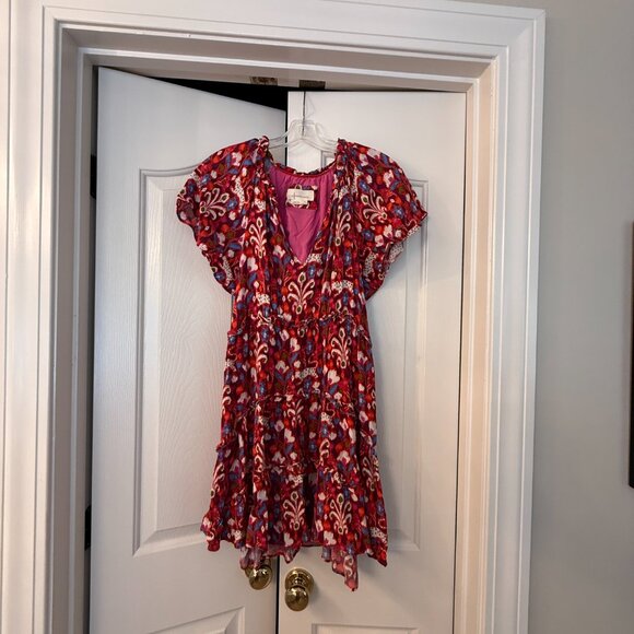 Anthropologie Robin Teired Mini dress - Small - Picture 2 of 5